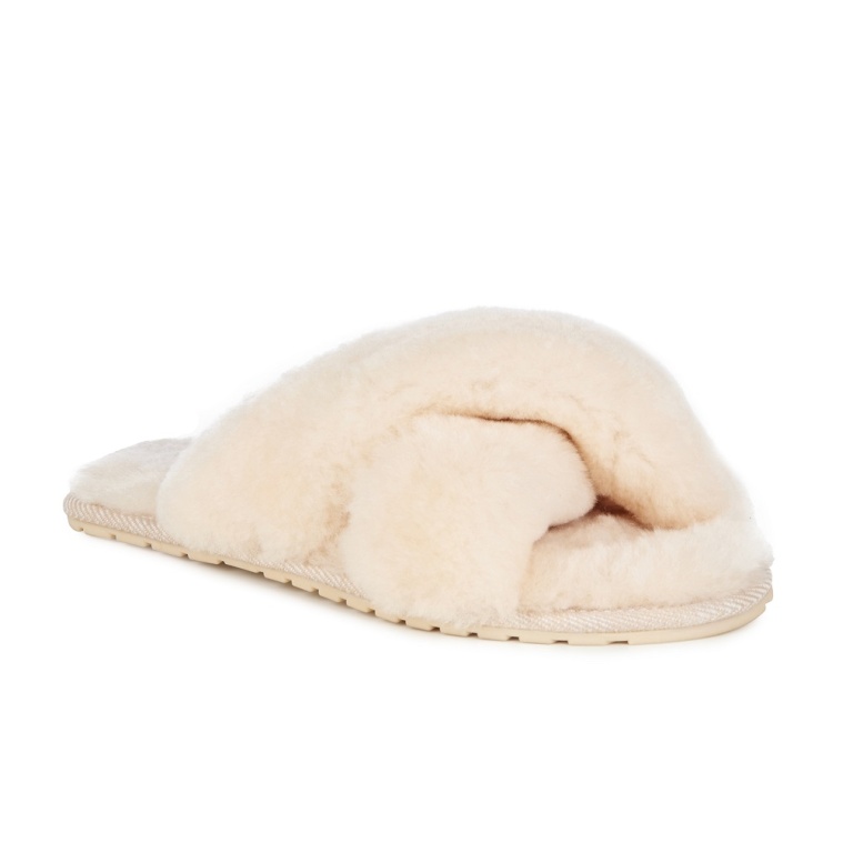 EMU Australia Hausschuhe Slipper Mayberry (100% Schaffell) natur Damen